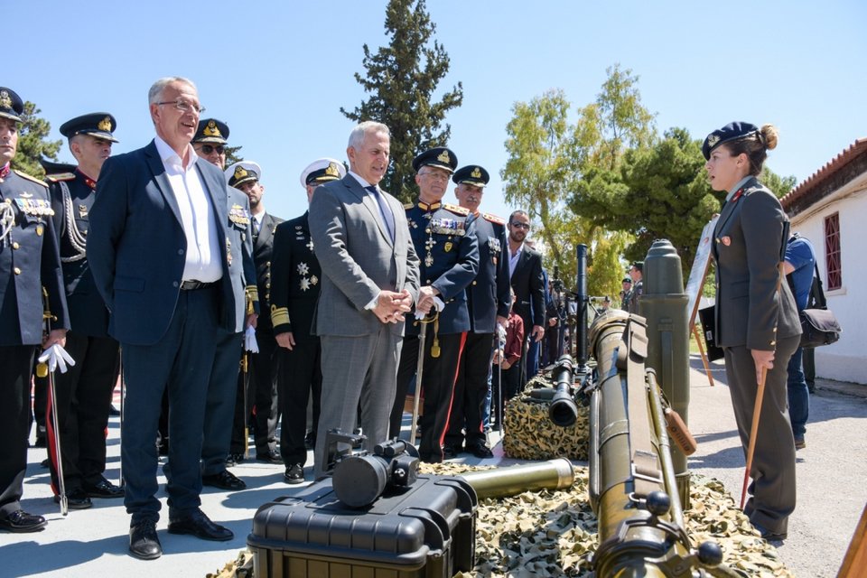 Ο Υπουργός Εθνικής Άμυνας επισκέφθηκε τη Σχολή Πεζικού, στη Χαλκίδα