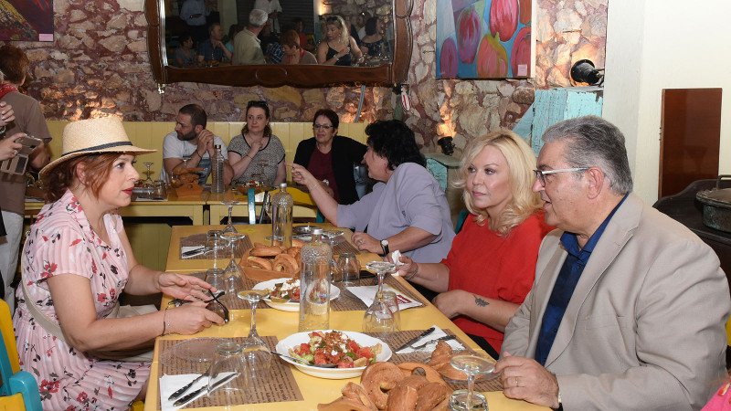 Γεύμα του γενικού γραμματέα του ΚΚΕ με μέλη και φίλους του κόμματος / Φωτογραφία: 902.gr