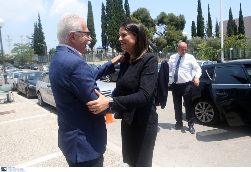 Ο Κώστας Γαβρόγλου με την Νίκη Κεραμέως