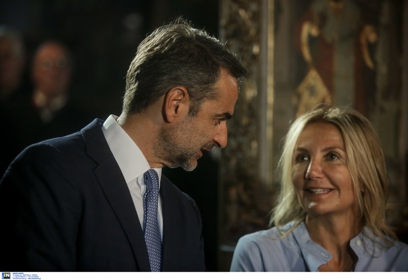 Κυριάκος Μητσοτάκης και Μαρέβα Γκραμπόφσκι