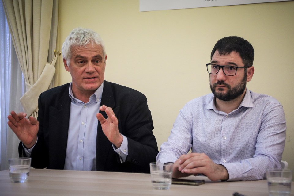 Γιάννης Τσιρώνης και Νάσος Ηλιόπουλος παραχώρησαν κοινή συνέντευξη Τύπου