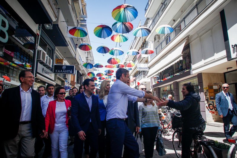 Επίσκεψη του Προέδρου της Νέας Δημοκρατίας Κυριάκου Μητσοτάκη στην πόλη των Τρικάλων