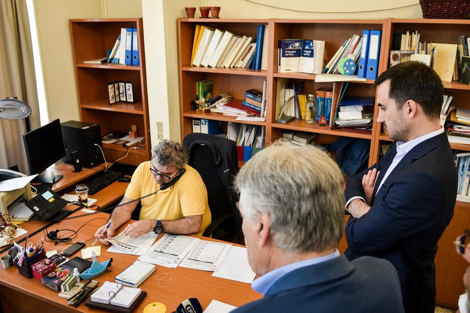 Γενική δοκιμή για τις εκλογές στο υπουργείο Εσωτερικών / Φωτογραφία: EUROKINISSI