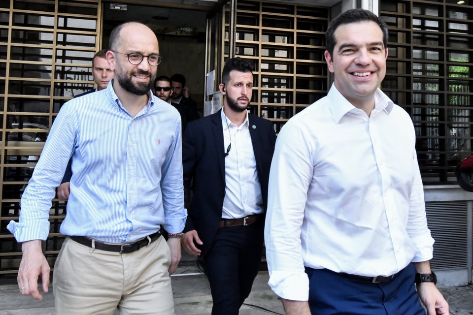 Επίσκεψη του Πρωθυπουργού Αλέξη Τσίπρα στην κεντρική διεύθυνση του Σώματος Επιθεώρησης Εργασίας(ΣΕΠΕ), (EUROKINISSI/ ΤΑΤΙΑΝΑ ΜΠΟΛΑΡΗ)
