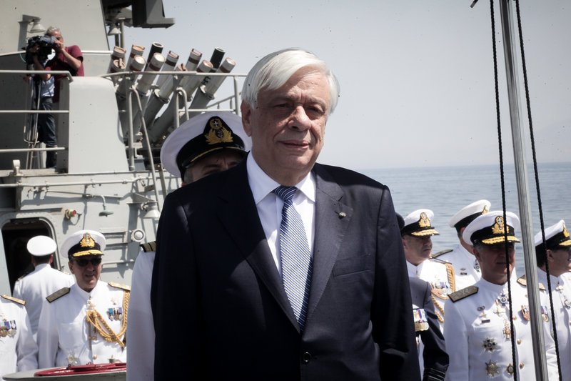 Σε επιθεώρηση του Στόλου προχώρησε ο Πρόεδρος της Δημοκρατίας