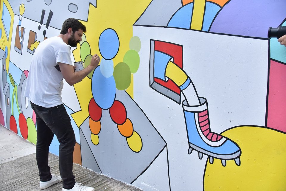 O ΟΠΑΠ δημιουργεί διαδραστική υπόγεια διάβαση 