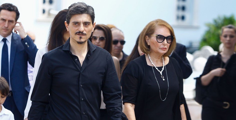 Ο Δημήτρης Γιαννακόπουλος με την μητέρα του