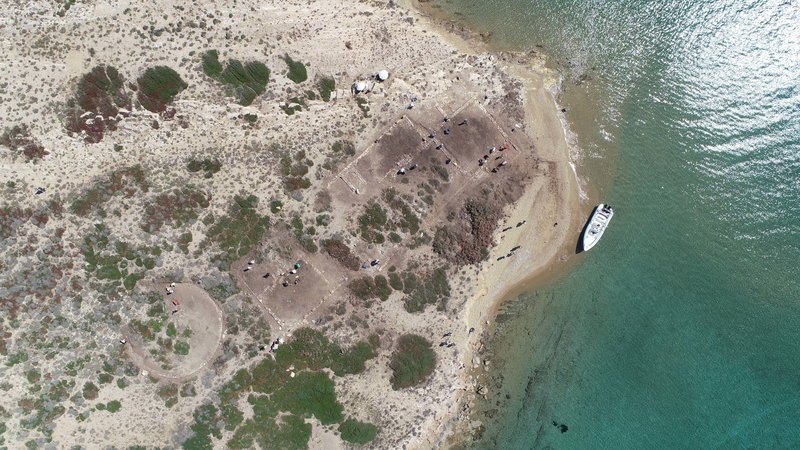 Αεροφωτογραφία των κτιρίων στο Τσιμηντήρι