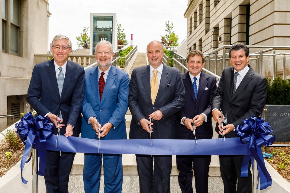 Από τα εγκαίνια του Stavros Niarchos Foundation–David Rockefeller River Campus