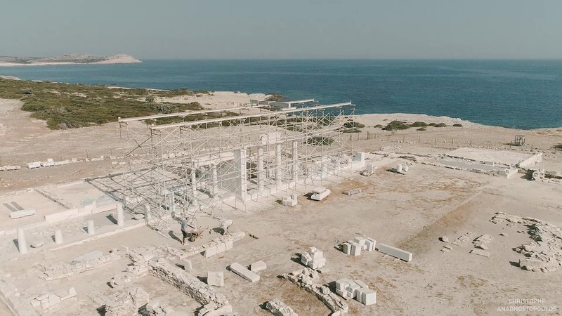 μνημείο μετά την ολοκλήρωση των αναστηλωτικών εργασιών