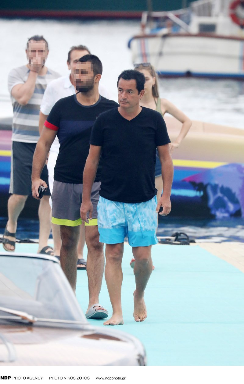 Ατζούν Ιλιτζαλί στην Μύκονο αυγουστος 2019
