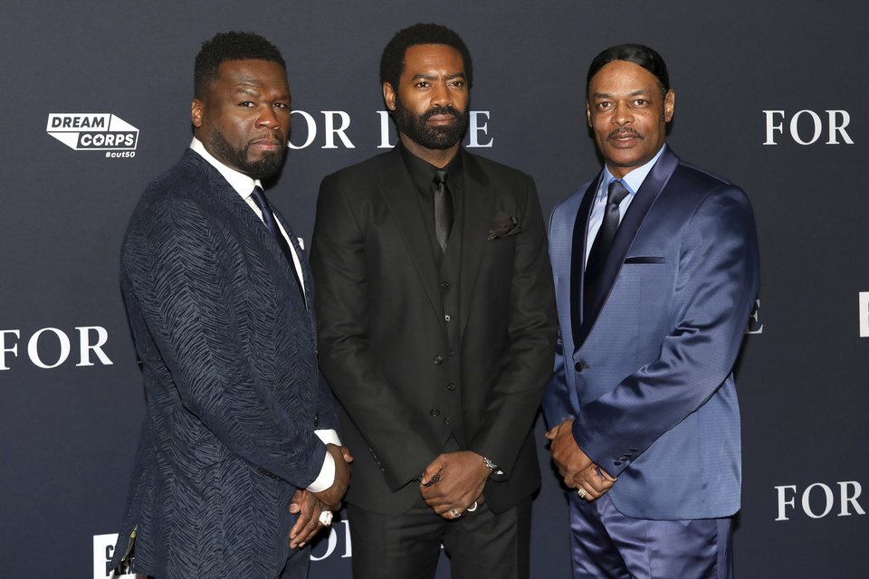 O 50 Cent, ο πρωταγωνιστής του For Life, Νίκολας Πίνοκ και ο Άιζαακ Ράιτ