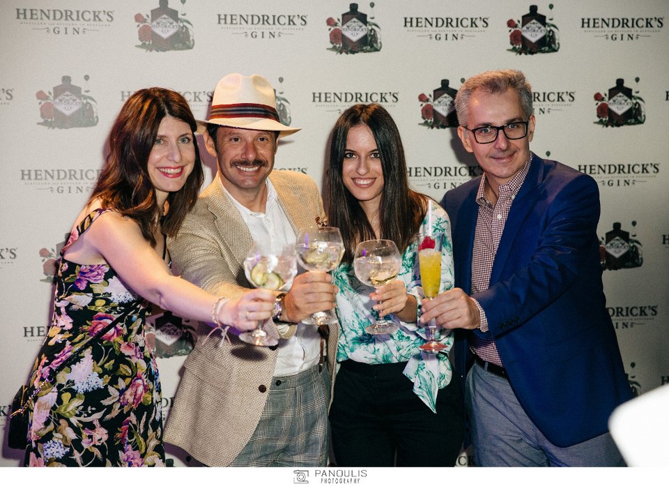 Mάγδα Βαρδαξή Senior brand manager Hendrick’s, Γιώργος Πυρπασόπουλος, Γαλήνη Μαχαιρά Assistant 