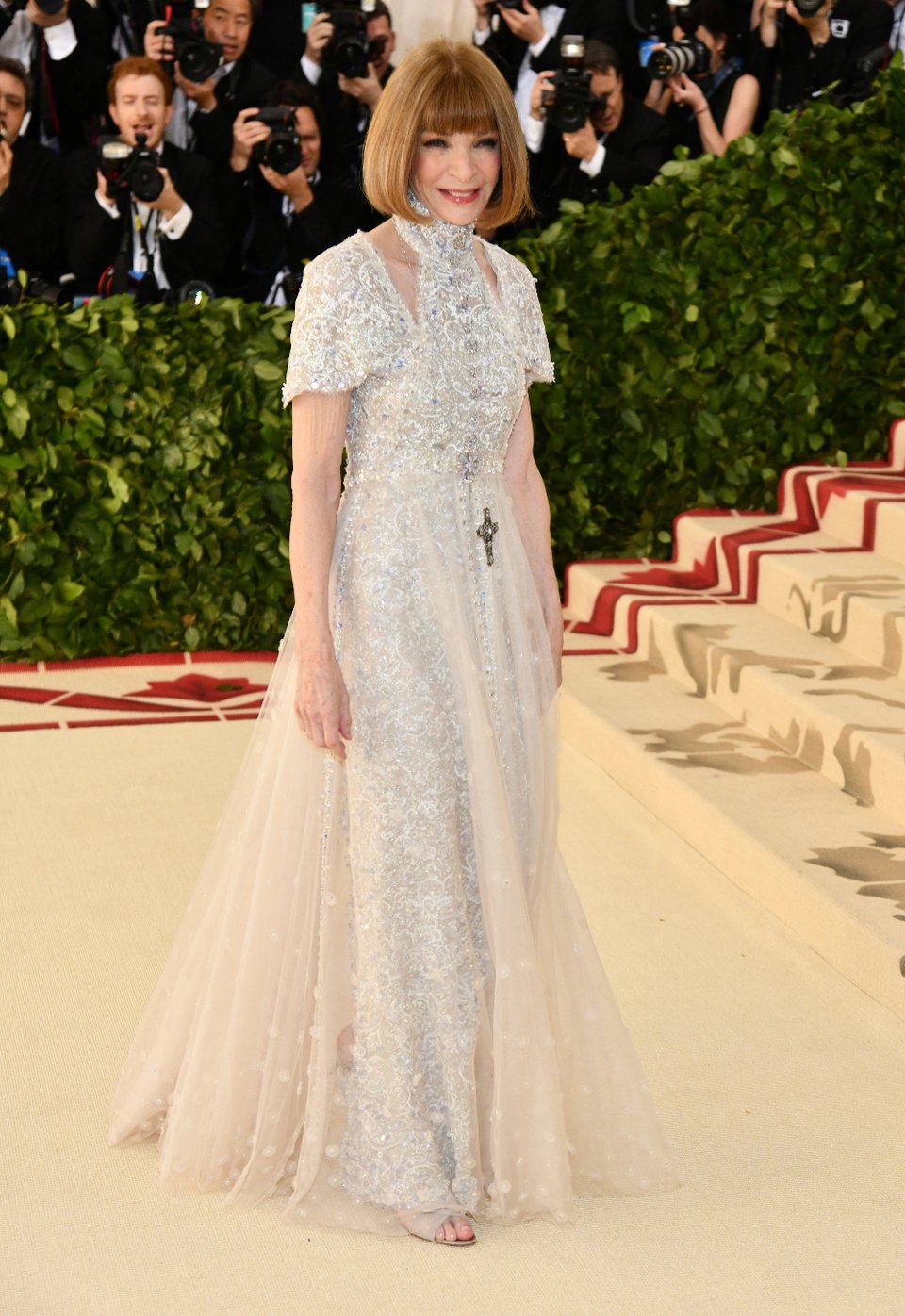 Η Άννα Γουίντουρ στο Met Gala του 2018