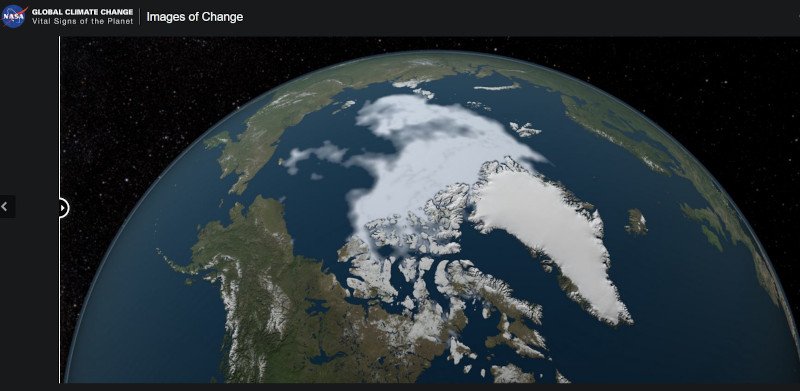 Τις δραματικές αλλαγές στους θαλάσσιους πάγους της Αρκτικής σε διάστημα μόλις 36 ετών κατέγραψαν οι δορυφόροι της NASA / Φωτογραφίες: NASA