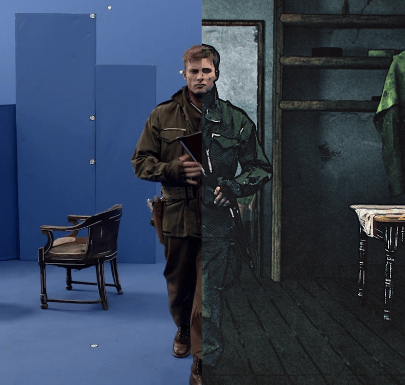 σκηνή γυρισμένη με την πρωτοποριακή τεχνολογία Trioscope