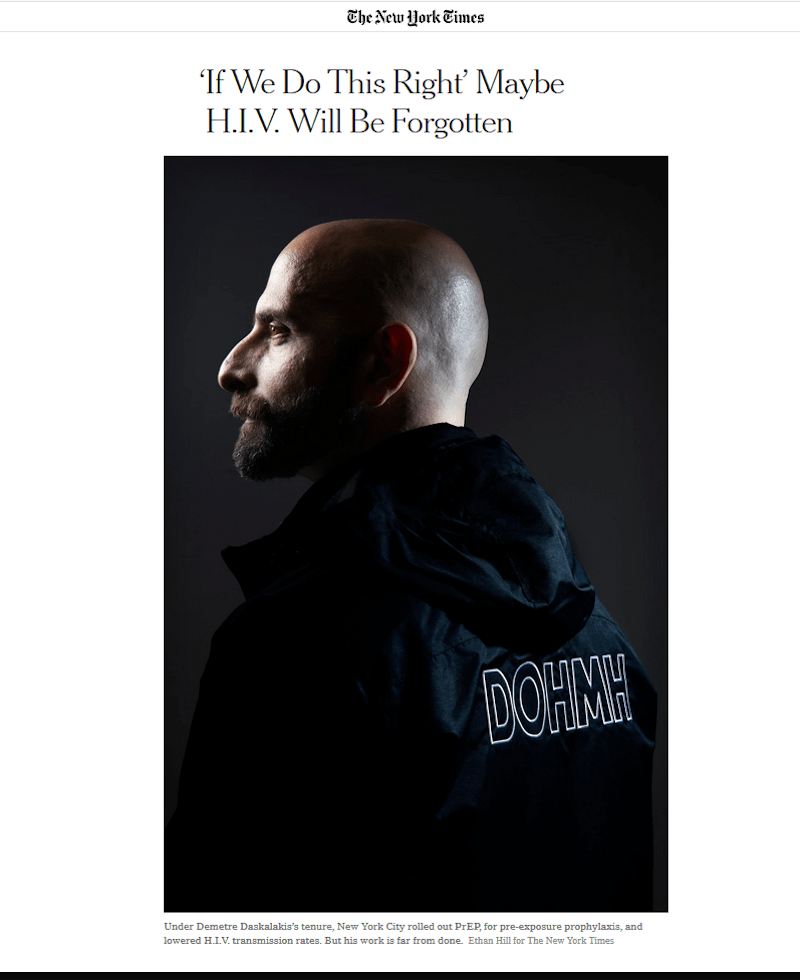 Η μεγάλη συνέντευξη που έδωσε ο Δημήτρης Δασκαλάκης στους New York Times τον Ιούνιο