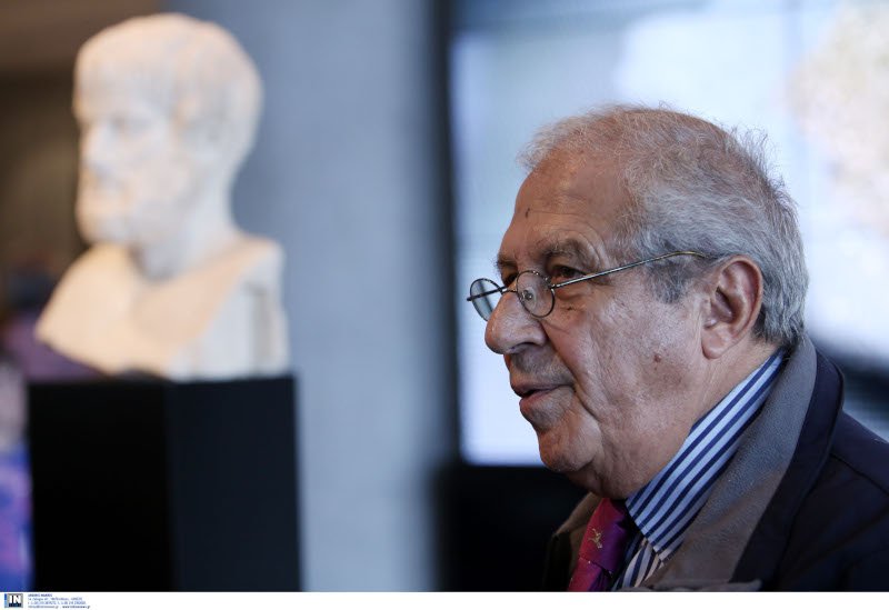 Δημήτρης Παντερμαλής στο Μουσείο Ακρόπολης