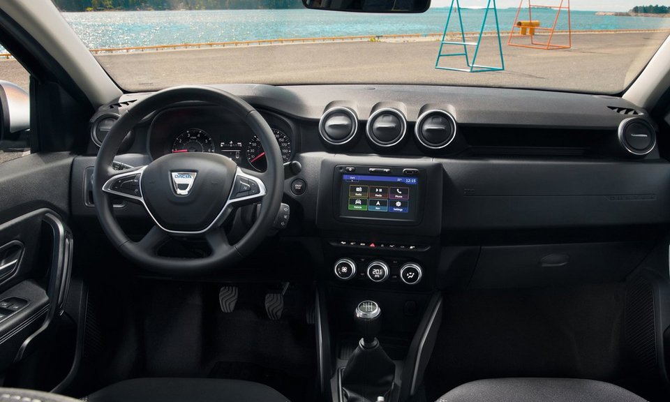 Το σαλόνι του Dacia Duster