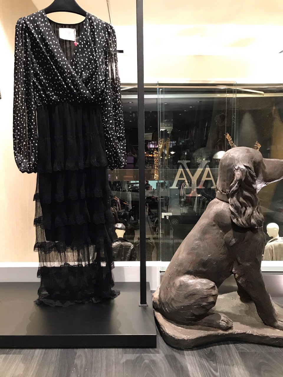 Πουά φόρεμα με τούλι