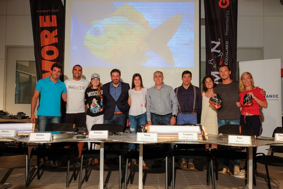 Ο κ. Κωνσταντίνος Μητρόπαπας, Trimore-XTERRA Greece Director, κατά την παρουσίαση του ISOMAN presented by G