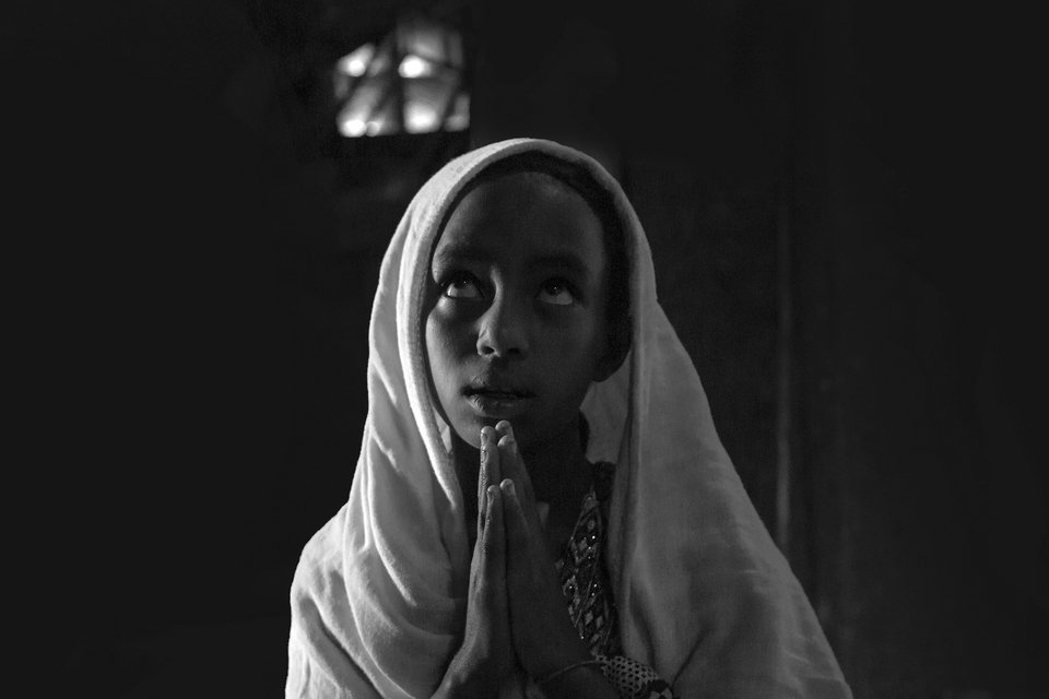 Γυναίκα στη Lalibela