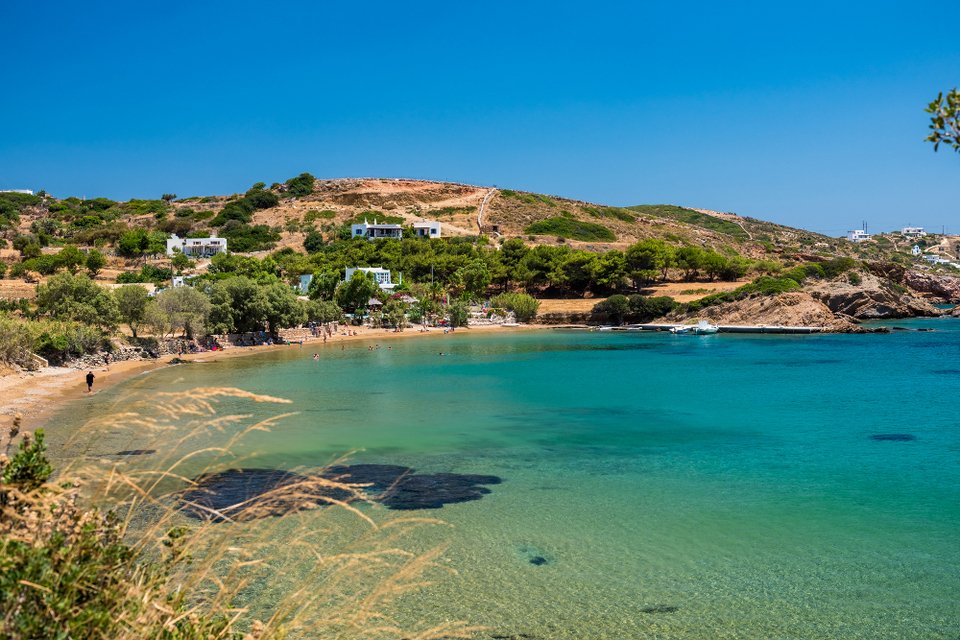 Η παραλία Κατσαδιά στους Λειψούς