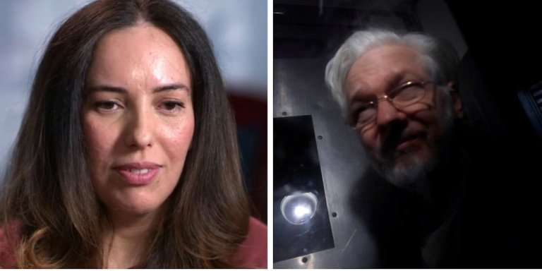 Ο Τζούλιαν Ασάνζ και η σύντροφός του