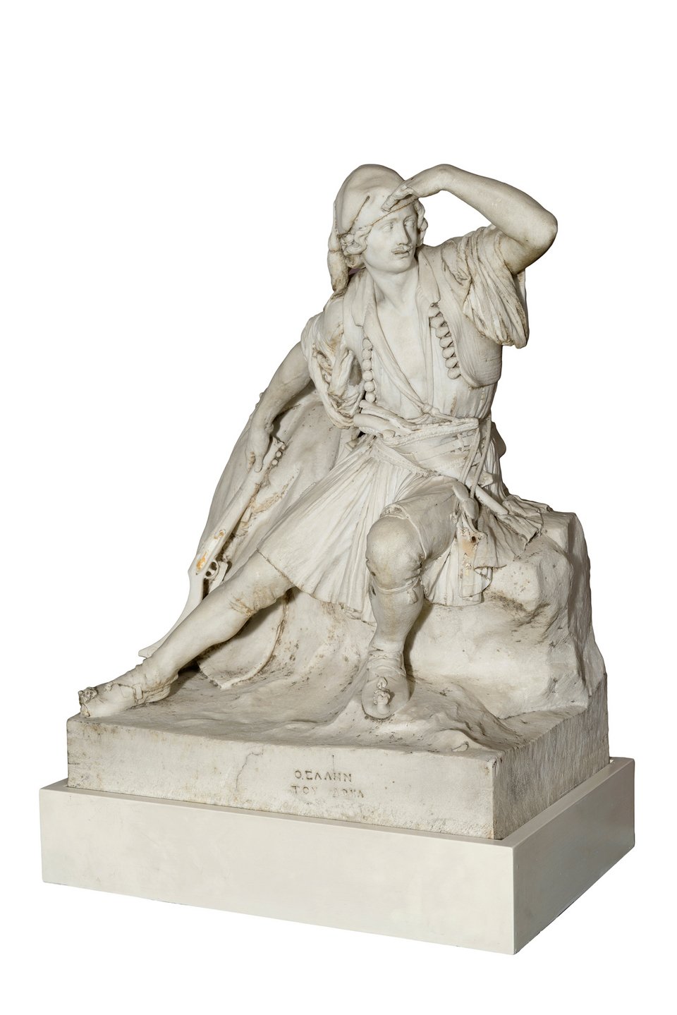 Γεώργιος Φυτάλης (1830-1880), Ο Έλλην του 1821, 1855Μάρμαρούψος 72 εκ., μήκος 57 εκ., πλάτος 38 εκ.Συλλογή Θανάση και Μαρίνας Μαρτίνου