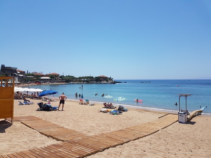 Το SEATRAC στην παραλία της Στούπας