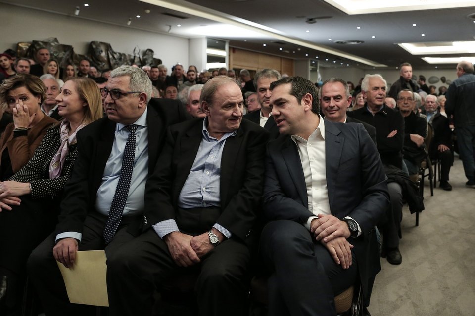Ο Αλέξης Τσίπρας με τον Στέφανο Τζουμάκα