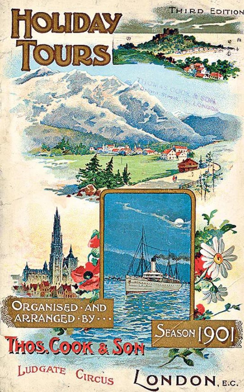 Διαφημιστικό φυλλάδιο του 1901της Thomas Cook.