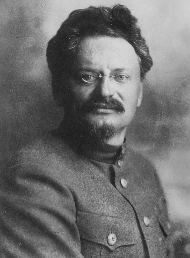 O Λέων Τρότσκι σε μια φωτογραφία του 1924