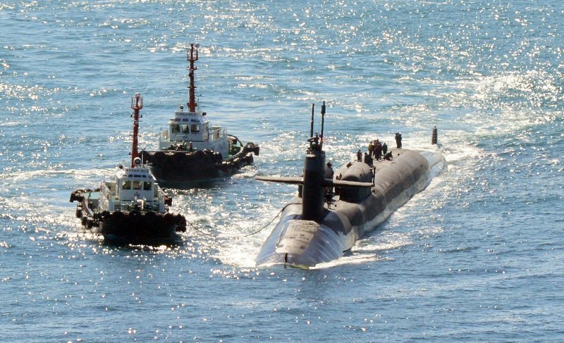 Υποβρύχια κλάσης Ohio όπως το USS Michigan μπορούν να φέρουν έως και 154 πυραύλους Tomahawk.