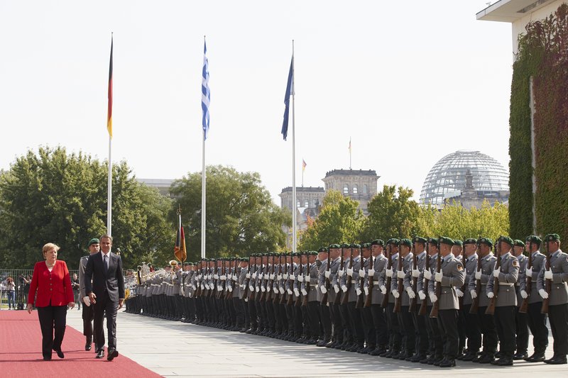 Η Ανγκελα Μέρκελ και ο Κυριάκος Μητσοτάκης