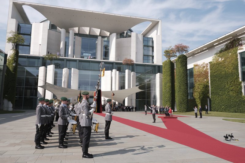 Η Ανγκελα Μέρκελ και ο Κυριάκος Μητσοτάκης