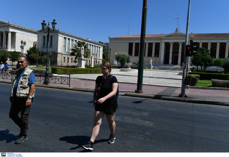Η εικόνα στην Πανεπιστημίου ενδεικτική