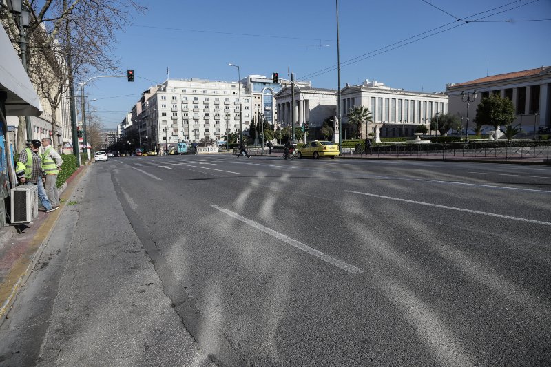 Πρωτόγνωρες εικόνες στο κέντρο της Αθήνας