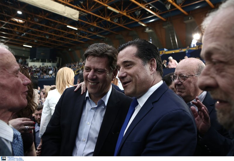 Ο Μιλτιάδης Βαρβιτσιώτης με τον Α. Γεωργιάδη