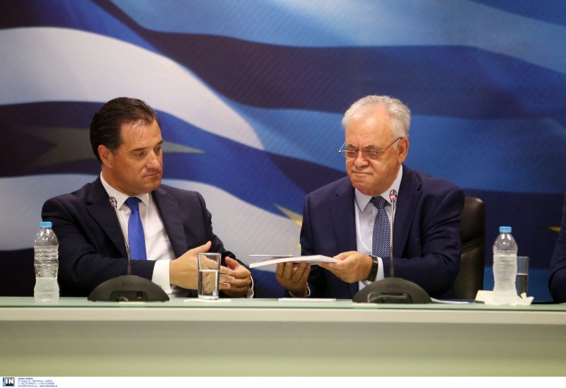 Αδωνις Γεωργιάδης και Γιάννης Δραγασάκης