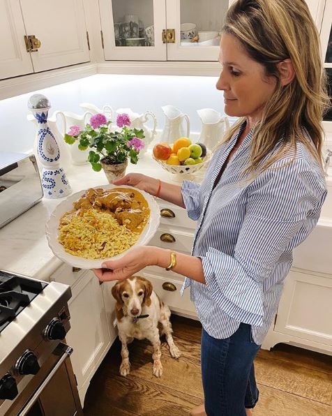 Η Aerin Lauder στην κουζίνα του σπιτιού