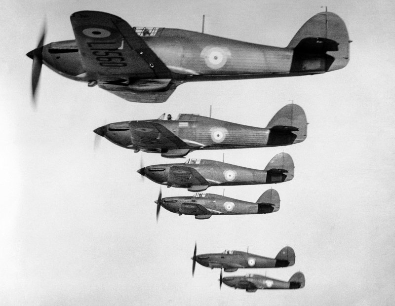 Βρετανικά αεροσκάφη Hurricanes