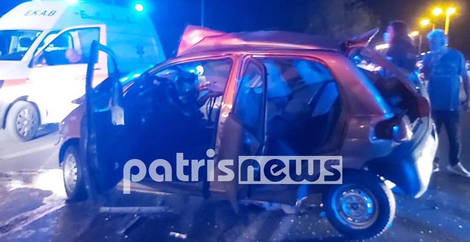 Το αυτοκίνητο στο οποίο άφησε την τελευταία του πνοή ο 26χρονος Φωτογραφία: PatrisNews