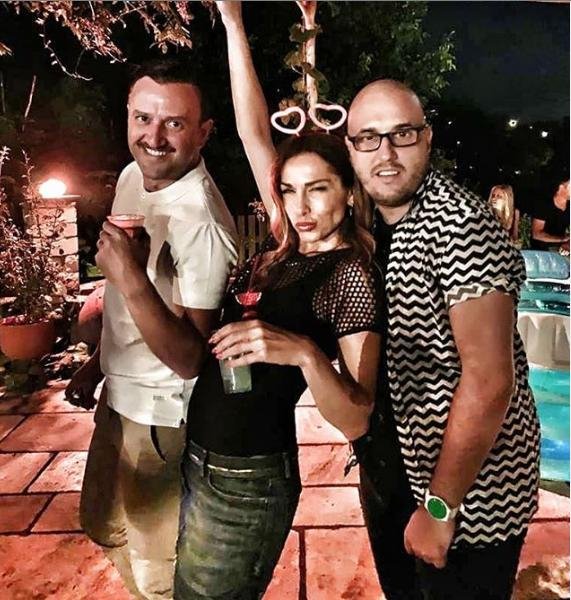 Η Δέσποινα Βανδή με τον Αργύρη Αγγέλου και τον Κάρολο Πορφύρη
