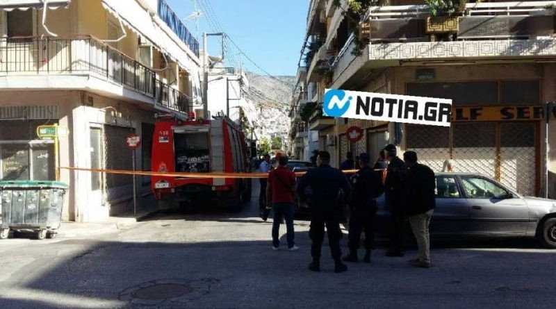 Πυροσβεστικό όχημα σε δρόμο του Αγίου Δημητρίου