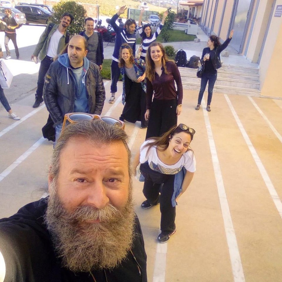 Η Μαρία Κίτσου στα γυρίσματα των Αγριων Μελισσών, μετά τον κορωνοϊό
