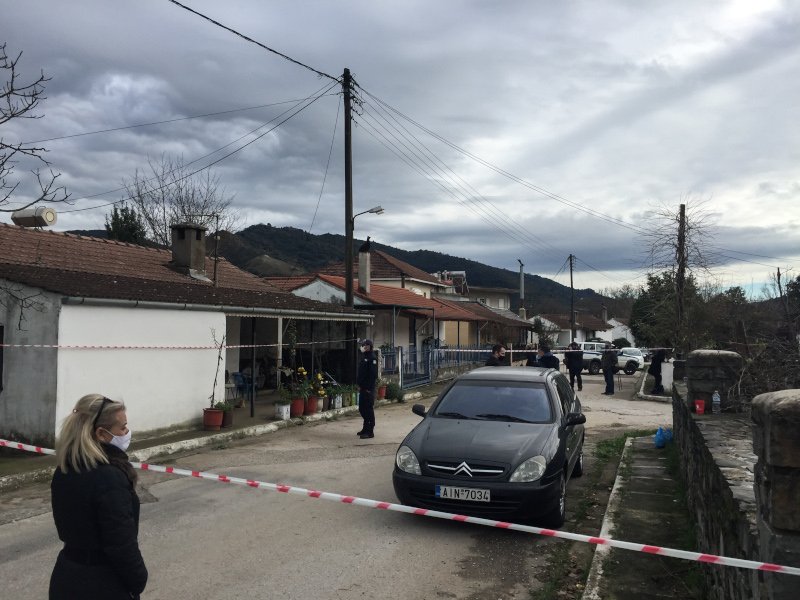 Το σπίτι στο οποίο έγινε το έγκλημα / Φωτογραφία: Eurokinissi