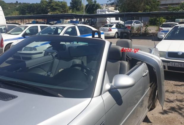 Το ασημί αυτοκίνητο που οδηγούσε ο 28χρονος