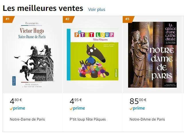 Πίνακας με τα best seller βιβλία στη Γαλλία, σύμφωνα με την Amazon