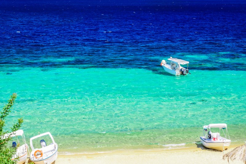 Η παραλία της Μεγάλης Αμμου στην Αμμουλιανή